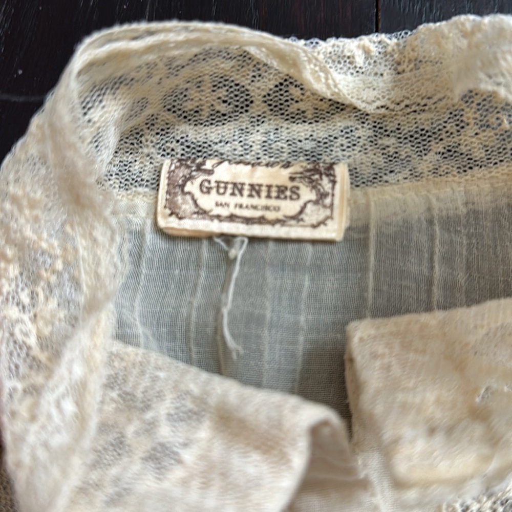 Gunne Sax lace blouse - Picture 3 of 5
